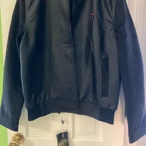 F-Collection | Jackets & Coats | Fcollection Mens Black Leather Jacket ...